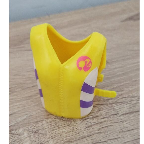 Vintage Barbie Swim suit Life Vest Beach Pool Summer Lifeguard Swimming Bikini - Picture 6 of 9